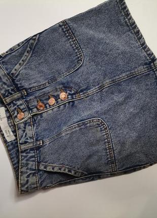 Юбка джинсова 8 9 років1 фото