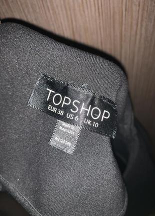 Пиджак черный с баской topshop с плечиками7 фото