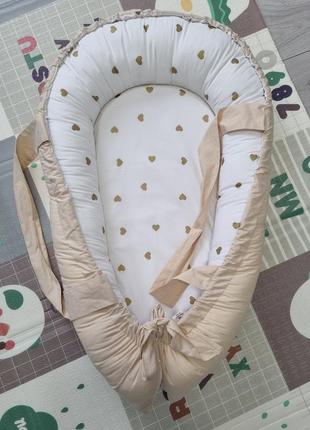 Кокон для новорожденных и матрас на пеленальный столик1 фото
