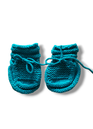 Ш-202 теплые вязаные детские носки пинетки