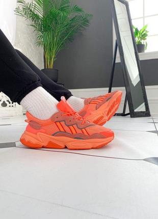 Мужские кроссовки  adidas ozweego "orange"