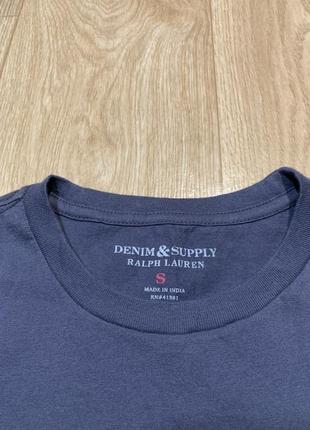 Ralph lauren denim &amp; supply big logo футболка7 фото