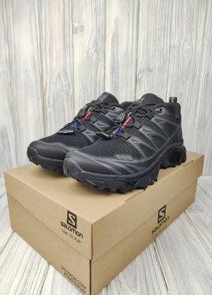 Мужские salomon lab xt-6 triple black5 фото