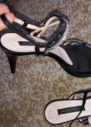 Albano босоножки италия swarovski