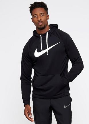 Невероятное худи новые коллекции толстовка большое лого nike m nk dry hoodie po swoosh