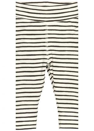 Повзунки h&m для девочки 062см  белый в полоску  60525