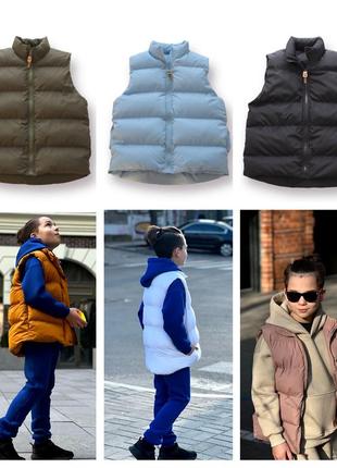 Желетка для девочки и мальчика