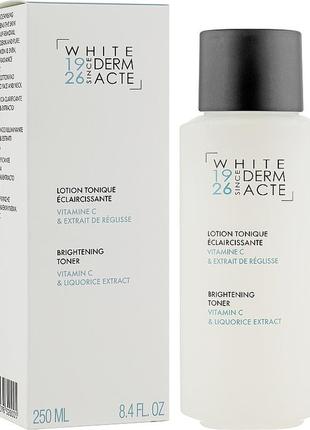 Осветляющий тоник / academie white derm acte brightening toner, 250 мл