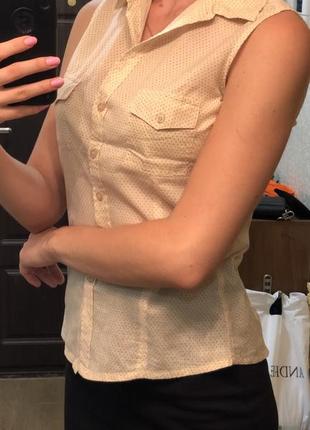 Рубашка без рукавов новая