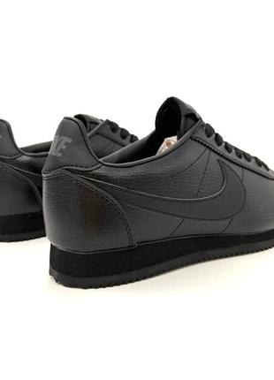 ▫️nike cortez black (чорні)5 фото