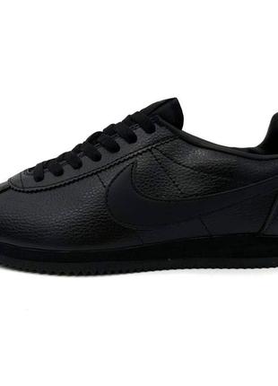 ▫️nike cortez black (чорні)6 фото