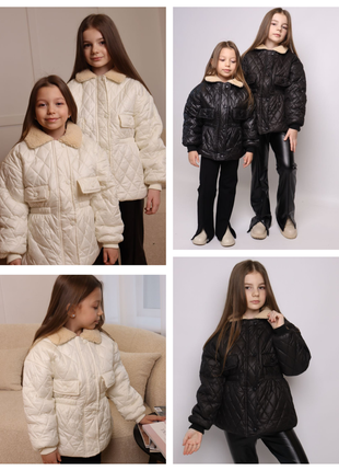 Весняна куртка з комірцем тедді🐻