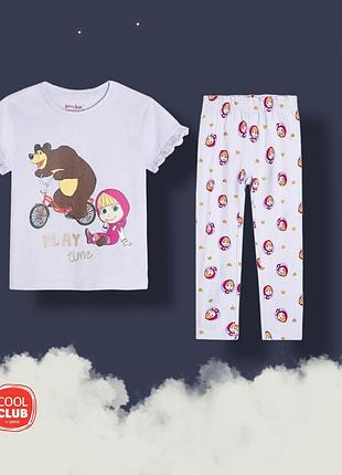 Пижама на девочку маша и медведь "masha and the bear" бренда cool club