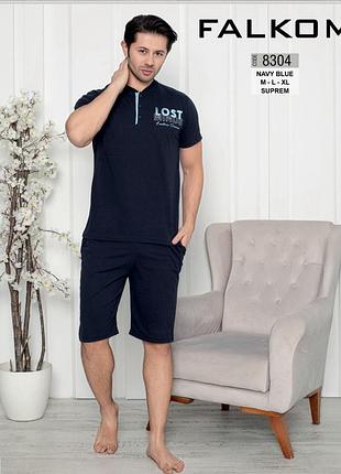 Комплект falkom
футболка и шорты
хлопок
турция,2хл-4хл