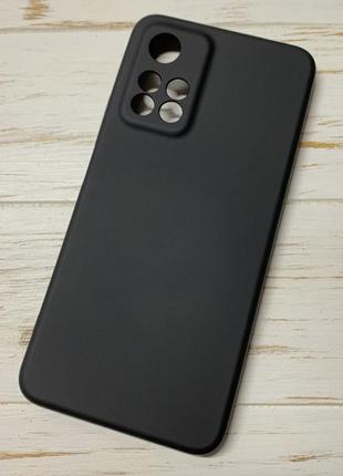 Силиконовый чехол soft silicone case full для xiaomi redmi note 11 pro / note 12 pro 4g черный (бампер)