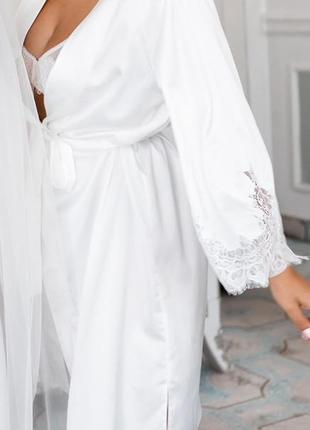 Свадебный халат невесты2 фото