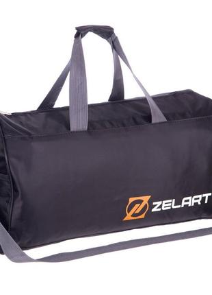 Спортивна сумка для спортзалу, фітнесу zelart ga-4119 чорний