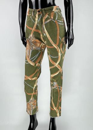 Эксклюзивные редкие винтажные джинсы момы италия в стиле hermes celine