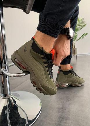 Мужские кроссовки nike air max sneakerboot 95 "haki"