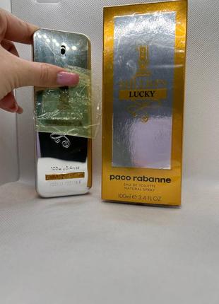 Paco rabanne 1 million lucky чоловіча парфумована вода 100 мл