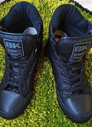 Оригинальные кожаные кеды, кроссовки, полуботинки british knights