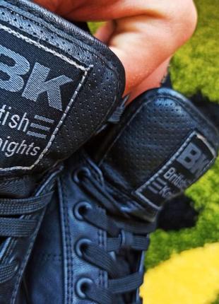 Оригинальные кожаные кеды, кроссовки, полуботинки british knights