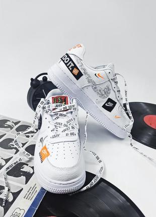 Кросівки nike air force just do it white кроссовки4 фото