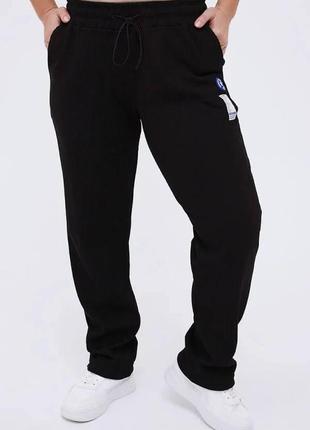 Женские весенние штаны-джоггеры со шнурком размеры 46-607 фото