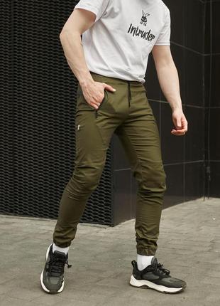Мужские легкие коттоновые спортивные повседневные штаны2 фото