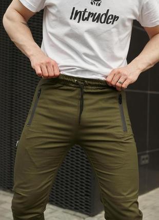 Мужские легкие коттоновые спортивные повседневные штаны7 фото