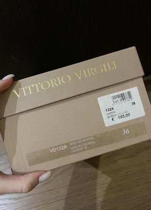 Туфли лодочки vittorio virgili кожаные7 фото