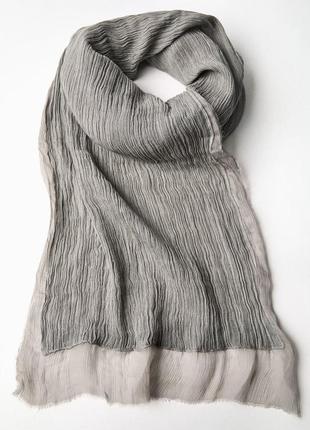 Двосторонній бавовняно-віскозний шарф6 фото