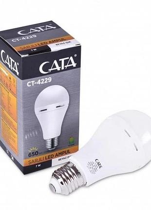 Світлодіодна лампочка з акумулятором cata ct-4229  e27 7w