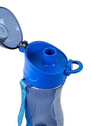 Пляшечка для води kite k22-400-02, 530 мл, синя2 фото