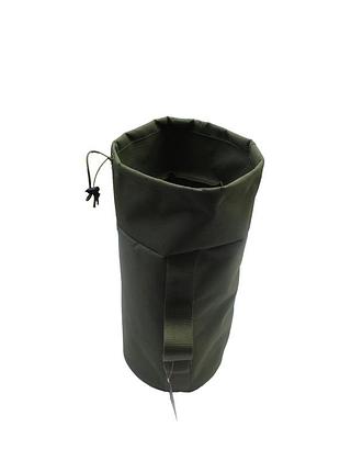 Сумка для спального мішка вид 2 olive green хакі м&м артикул 213703