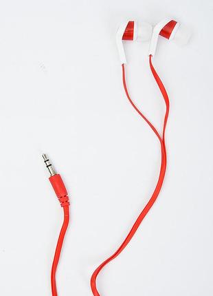 Наушники проводные красные 3.5mm 136405l