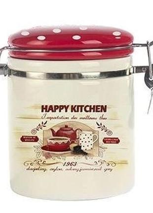 Емкость для сыпучих s&t 631-11 "happy kitchen" 1,2л