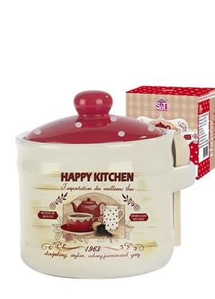 Банка для меда s&t 2370-11 happy kitchen 420 мл