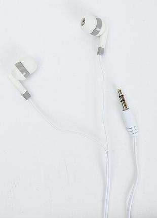 Наушники проводные белые 3.5mm 136375l