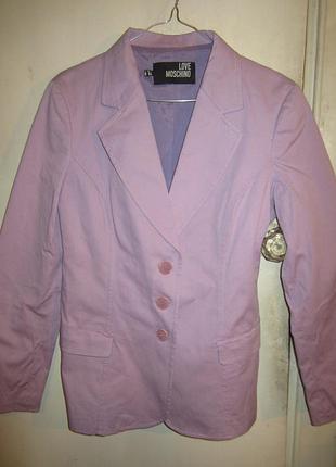 Пиджак летний love moschino