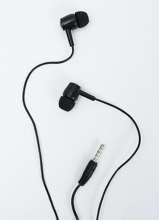 Наушники проводные черные 3.5mm 136497l