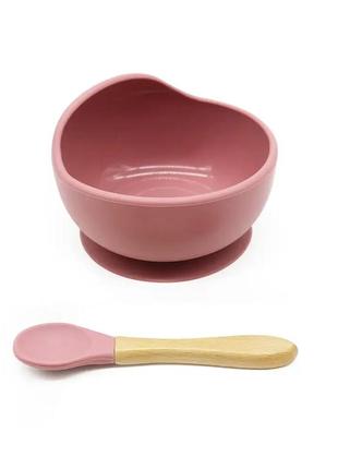 Дитячий посуд на присосці для годування дітей