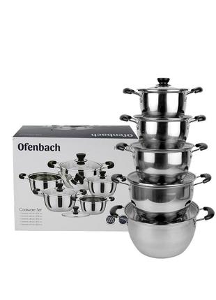 Набор посуды ofenbach nb-100007 10 предм.8 фото