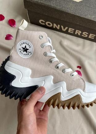 Converse run star motion hi ‘beige’ 36