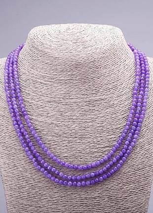 Намисто трирядні намиста аметист