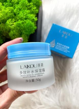 Зволожуючий крем з гіалуруновою кислотою laikou moisturizing multi effects hydrating cream 50 грам