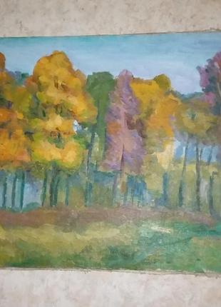 Картина масло 1950-1960