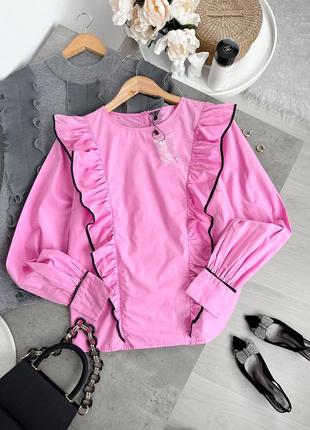 Очень красивая нежная розовая блуза от vero moda
