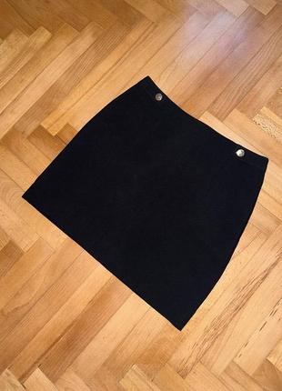 H&m юбка офисная классическая мини