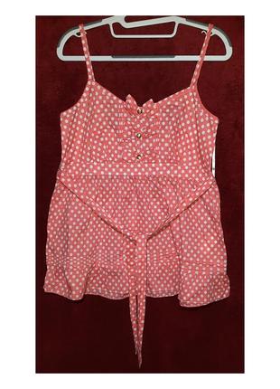 Блуза на бретелях фірми new look